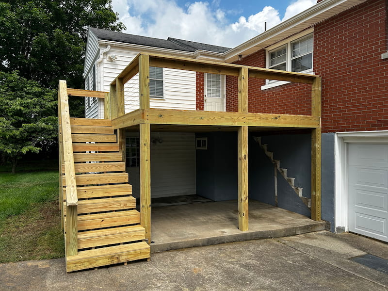 Residential custom patio built for outdoor living