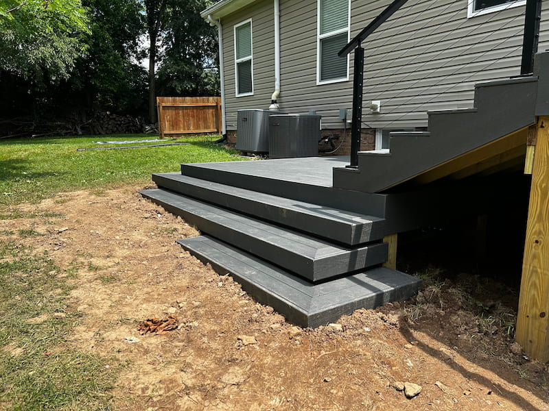 Custom patio project showcasing quality craftsmanship